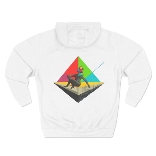 THEORIST Three-Panel Fleece Hoodie